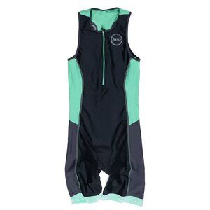 Zone3 Triathlon Suit in Black and Green